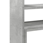 Organizador de escritorio ajustable gris hormigón 40x17x41 cm
