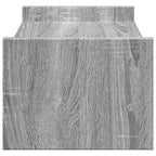 Soporte de pantalla madera ingeniería gris Sonoma 50x27x20 cm
