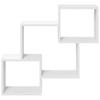 Armario de pared madera de ingeniería blanco 78x18x71 cm