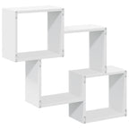 Armario de pared madera de ingeniería blanco 78x18x71 cm