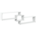 Armario de pared madera de ingeniería blanco 158x18x53 cm