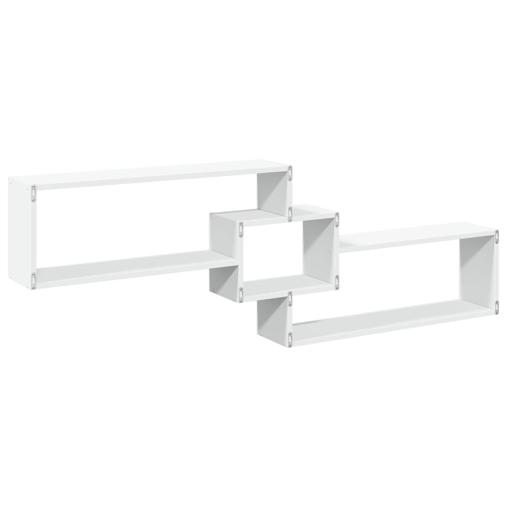 Armario de pared madera de ingeniería blanco 158x18x53 cm