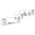 Armario de pared madera de ingeniería blanco 158x18x53 cm