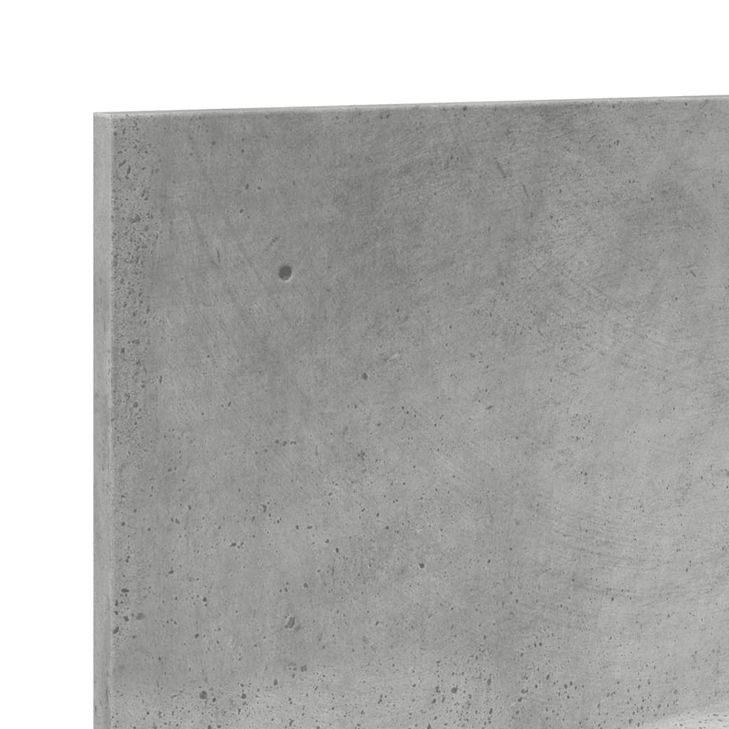 Armario de pared madera ingeniería gris hormigón 70x16,5x30 cm