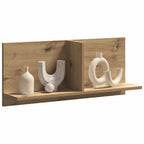 Armario pared madera ingeniería roble artesanal 70x16,5x30 cm