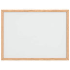 Pizarra blanca magnética con marco de madera de pino 40x30 cm