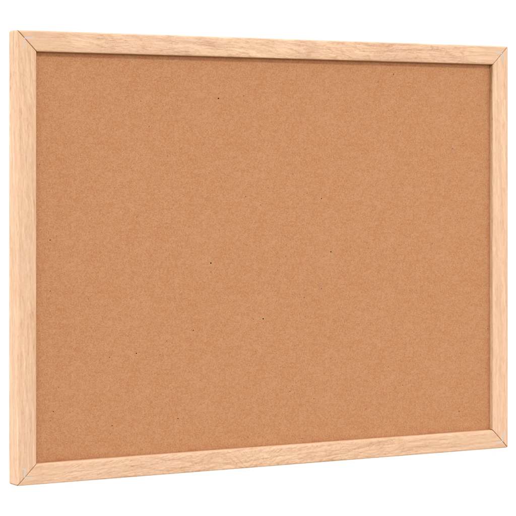 Pizarra blanca magnética con marco de madera de pino 40x30 cm