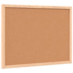 Pizarra blanca magnética con marco de madera de pino 40x30 cm