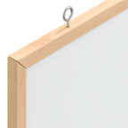 Pizarra magnética con marco de madera de pino macizo 100x55 cm