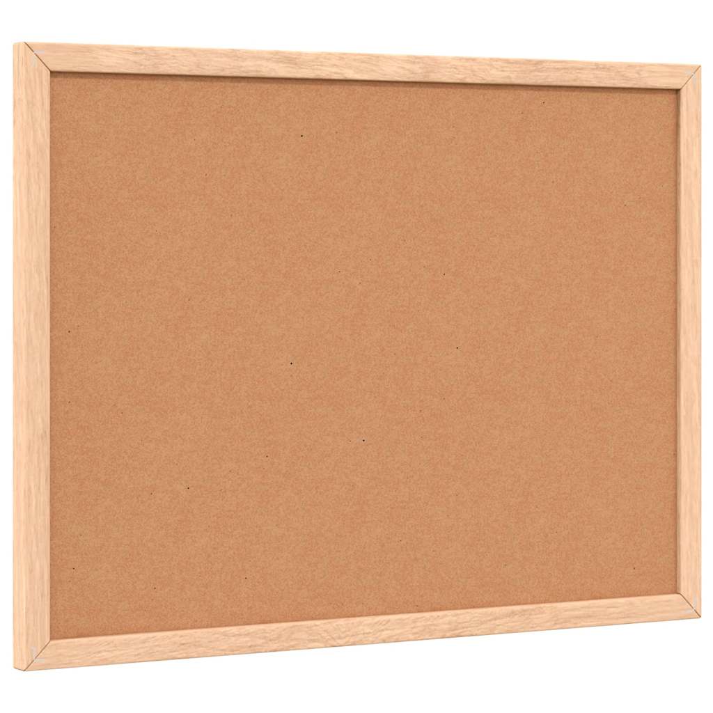 Pizarra con marco de madera maciza de pino negra 40x30 cm
