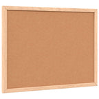Pizarra con marco de madera maciza de pino negra 40x30 cm