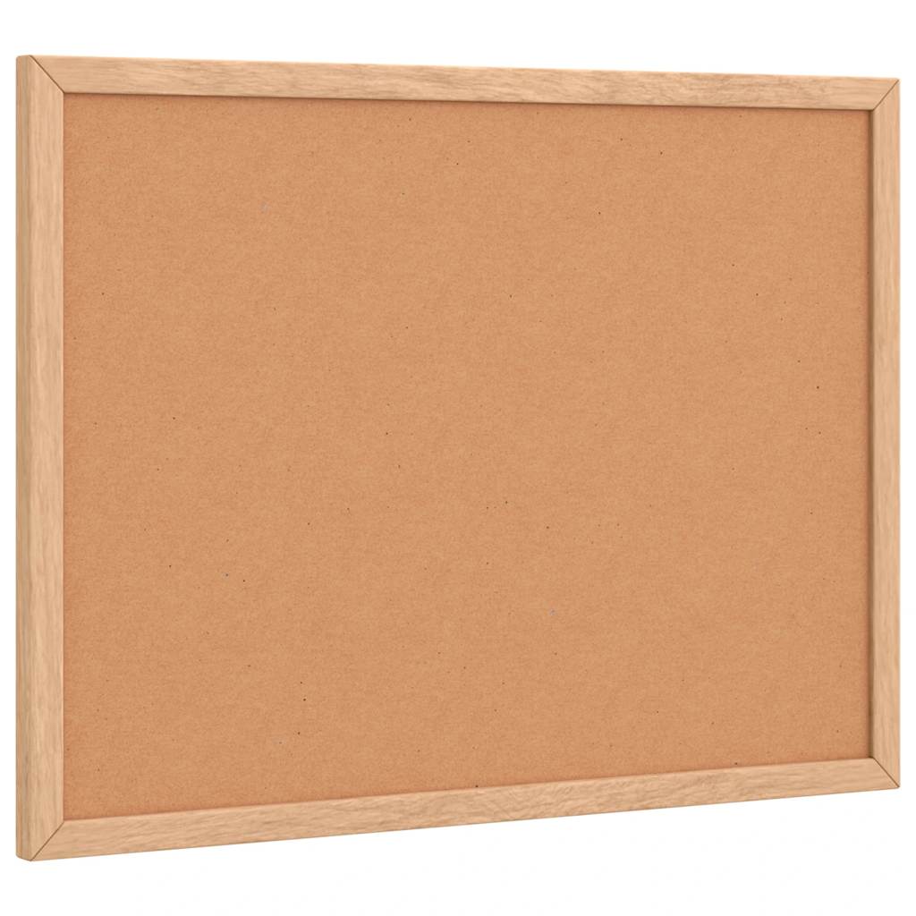 Tablero de corcho con marco de madera de pino macizo 40x30 cm