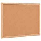 Tablero de corcho con marco de madera de pino macizo 40x30 cm