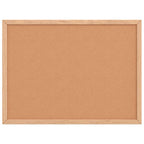 Tablero de corcho con marco de madera de pino macizo 40x30 cm