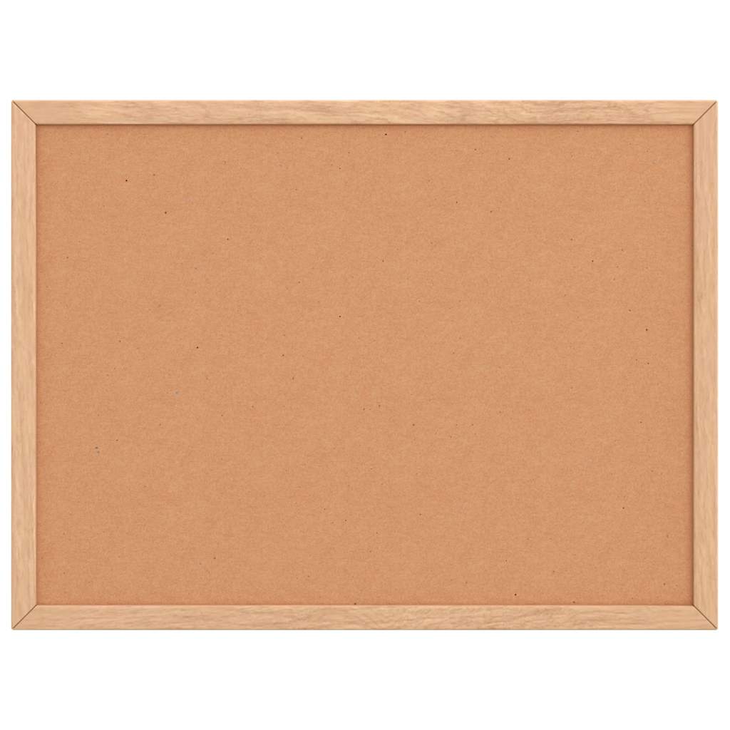 Tablero de corcho con marco de madera de pino macizo 40x30 cm