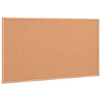 Tablero de corcho con marco de madera de pino macizo 100x55 cm