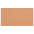 Tablero de corcho con marco de madera de pino macizo 100x55 cm