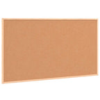 Tablero de corcho con marco de madera de pino macizo 100x55 cm