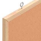 Tablero de corcho con marco de madera de pino macizo 100x55 cm