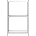 Estante para neumáticos 2 capas madera contrachapada plateado