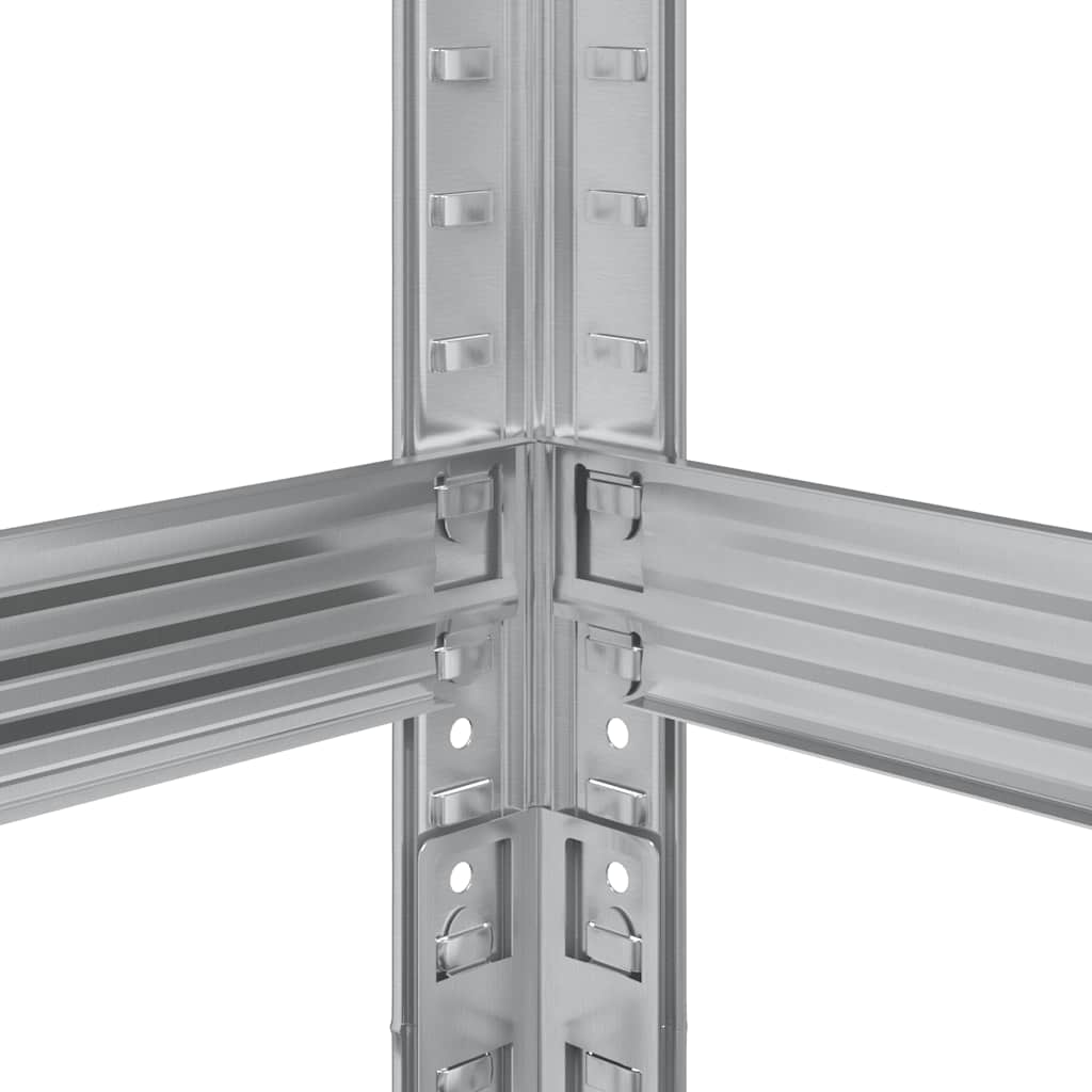 Estantería de 3 capas para neumáticos 2 uds plata 110x40x200 cm