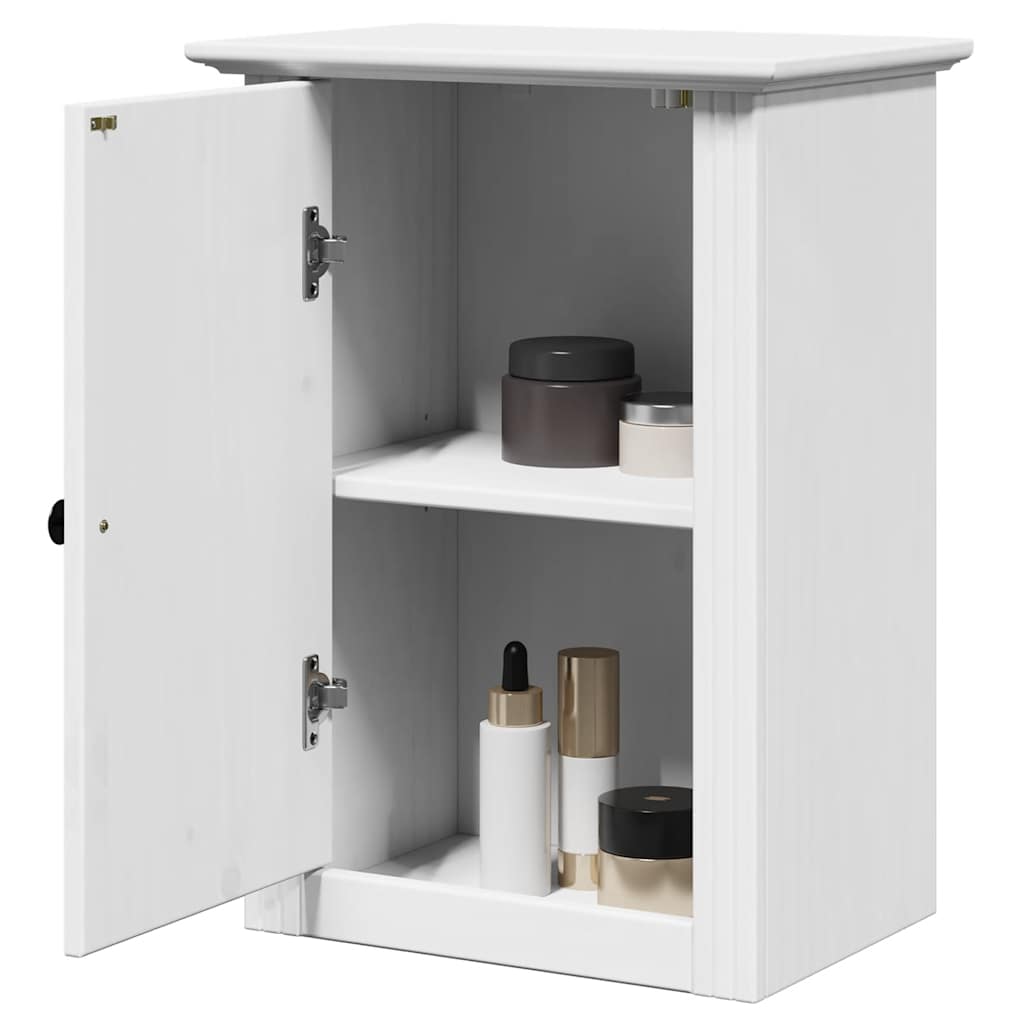 Armario de baño de pared madera maciza reciclada 38x33x48 cm