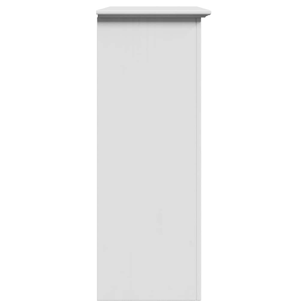 Mueble de entrada BODO blanco 80x35x90 cm