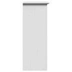Mueble de entrada BODO blanco 80x35x90 cm