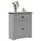Mueble de entrada BODO blanco 80x35x90 cm