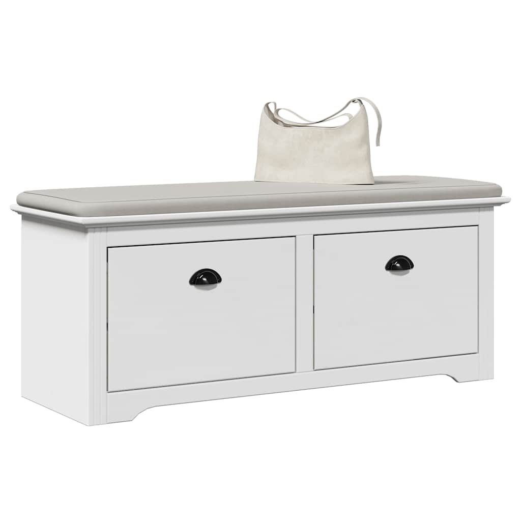 Banco 60x35x45 cm madera maciza de mango rugoso