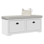 Banco 60x35x45 cm madera maciza de mango rugoso