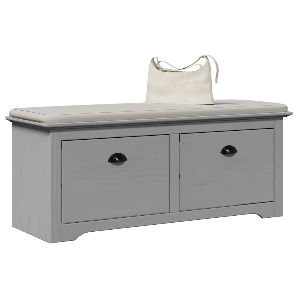 Banco 60x35x45 cm madera maciza de mango rugoso