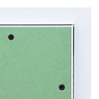 Panel de acceso Verde y Plata 20 x 20 cm Aluminio y Pladur