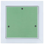 Panel de acceso Verde y Plata 20 x 20 cm Aluminio y Pladur