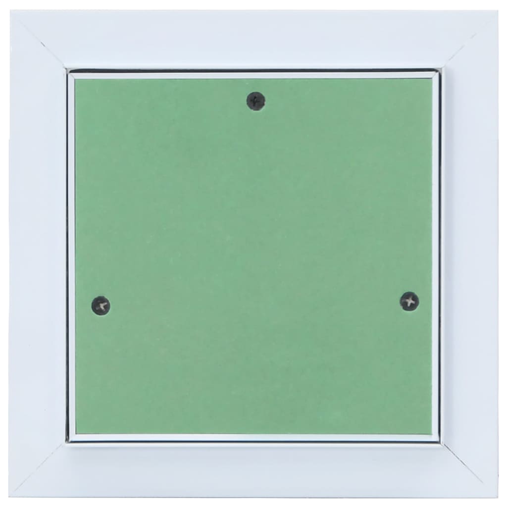 Panel de acceso Verde y Plata 20 x 20 cm Aluminio y Pladur