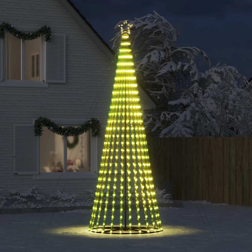 Árbol de Navidad LED 1028 LEDs blanco cálido 403 cm