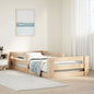 Estructura de cama sin colchón madera de pino marrón 90x200 cm