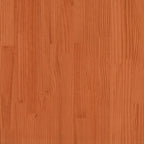 Estructura de cama sin colchón madera de pino marrón 90x200 cm