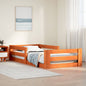 Estructura de cama sin colchón madera de pino marrón 90x200 cm