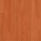 Estructura de cama sin colchón madera maciza marrón 80x160 cm