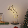 Luces de Navidad Estrella Fugaz Silueta 115 LEDs blanco cálido