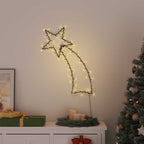 Luces de Navidad Estrella Fugaz Silueta 115 LEDs blanco cálido