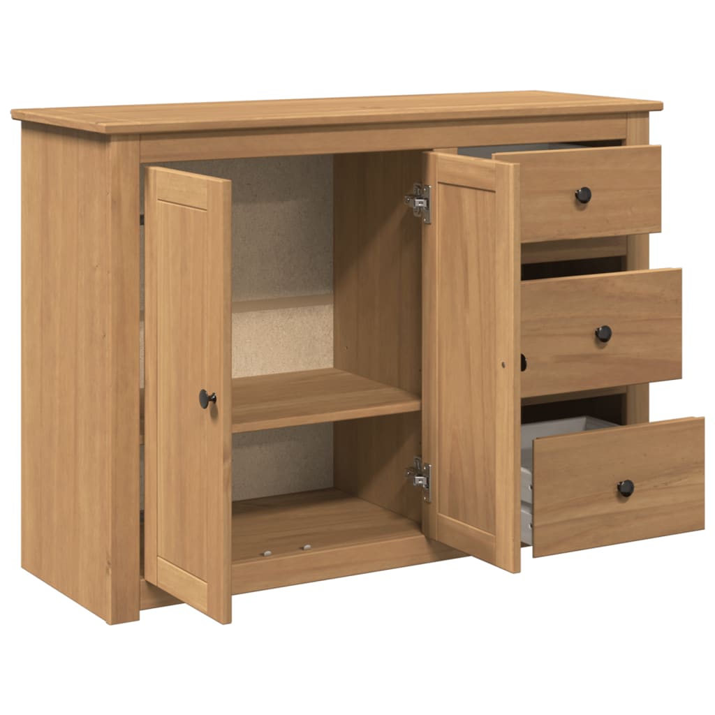 Aparador con cajones PANAMA madera maciza pino 112x40x80 cm