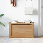 Baúl almacenaje con tapa PANAMA madera maciza pino 79x42x46 cm