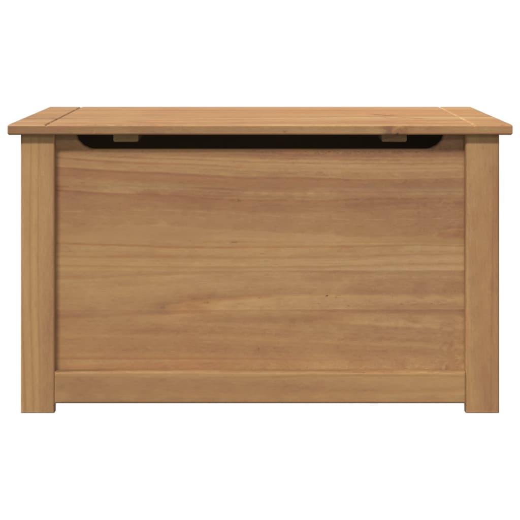 Baúl almacenaje con tapa PANAMA madera maciza pino 79x42x46 cm