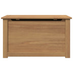 Baúl almacenaje con tapa PANAMA madera maciza pino 79x42x46 cm