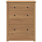 Mueble zapatero PANAMA madera maciza de pino 80x35x105 cm