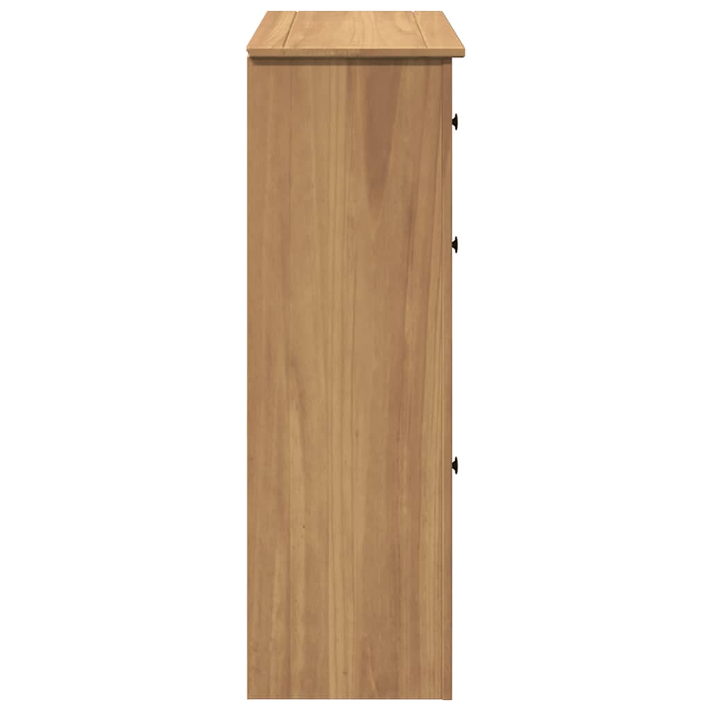 Mueble zapatero PANAMA madera maciza de pino 80x35x105 cm