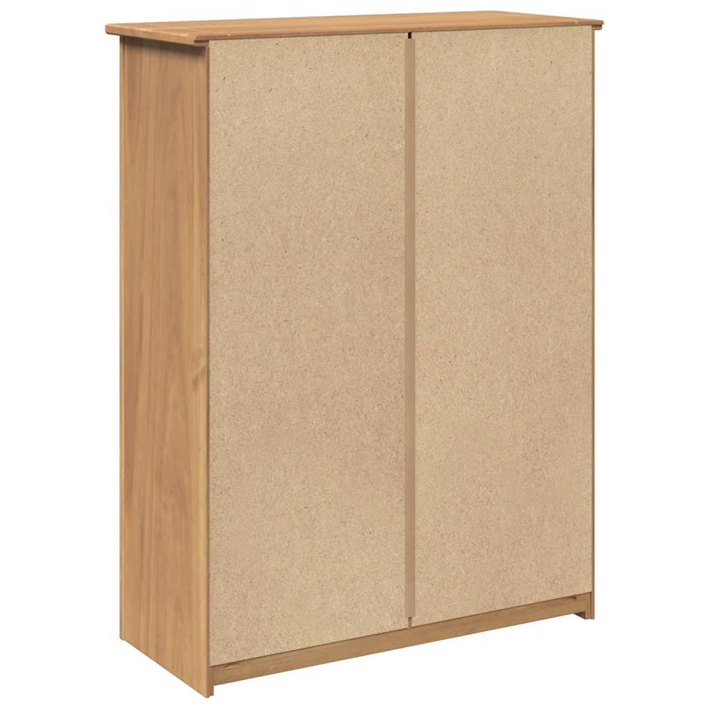 Mueble zapatero PANAMA madera maciza de pino 80x35x105 cm