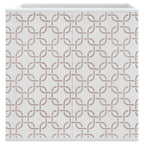 Cajas almacenaje plegables 10 uds no tejida crema 32x32x32 cm